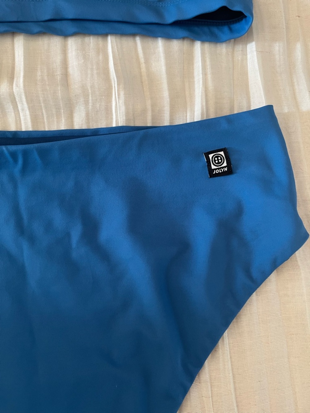 Jolyn Swim Bikini Viviana Top and Natia Bottom in Blue Size M - Picture 8 of 9